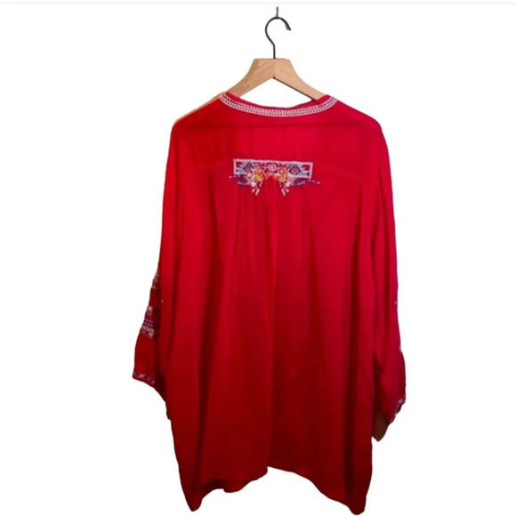 Johnny Was Bethanie Embroidered Tunic 2x - Picture 3 of 10